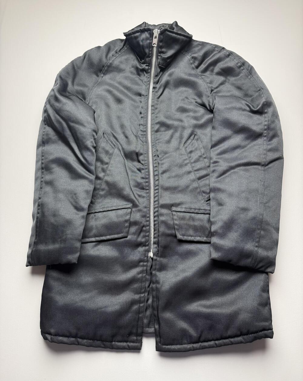 Vintage Amazon Sportswear Coat Black Insulated Zip Winter School Quilted Read